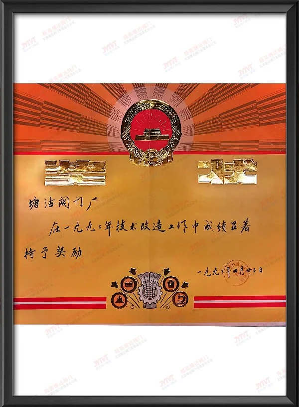 1993年技术改造工作中成绩显著